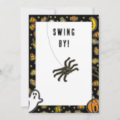 Einladungen für kreatives Halloween-Party (Vorderseite)