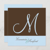 Einladungen für kundenspezifische Hochzeiten (Vorne/Hinten)