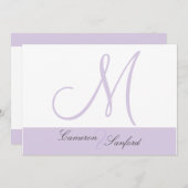 Einladungen für kundenspezifische Hochzeiten (Vorne/Hinten)