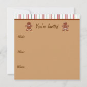 Einladungen für Lebkuchen (Rückseite)