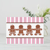 Einladungen für Lebkuchen (Stehend Vorderseite)
