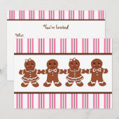 Einladungen für Lebkuchen (Vorne/Hinten)