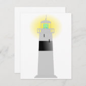 Einladungen für Leuchtturme (Vorne/Hinten)