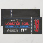 Einladungen für Lobsterboil (Vorne/Hinten)