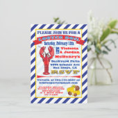 Einladungen für Lobsterboil (Stehend Vorderseite)