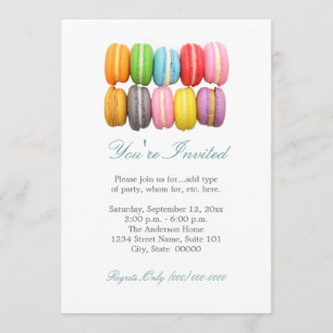 Einladungen für Macarons