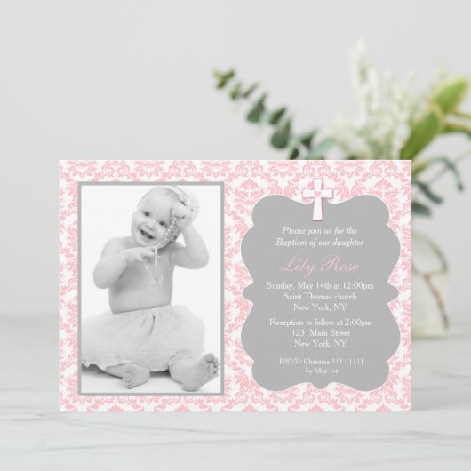 Einladungen für Mädchen (Stehend Vorderseite)