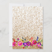 Einladungen für Mädchen Hirschbaby (Rückseite)