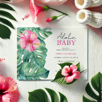 Einladungen für Mädchen Kinderdusche Aloha