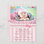 Einladungen für Mädchendusche (Vorne/Hinten)