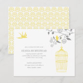 Einladungen für Marigold Bridal (Vorne/Hinten)