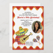 EINLADUNGEN FÜR MEXIKANISCHES FIESTA-FOTO (Vorne/Hinten)