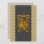 Einladungen für mittelalterliche Hochzeiten (Vorne/Hinten)