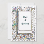 Einladungen für mittelalterliche Hochzeiten (Rückseite)