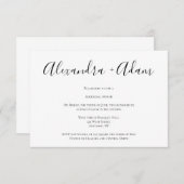 Einladungen für moderne Proben (Vorne/Hinten)