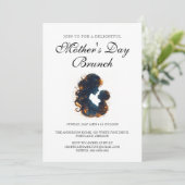 Einladungen für moderne und einfache Muttertagsfei (Stehend Vorderseite)