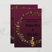 Einladungen für Musiker (Vorne/Hinten)