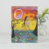 Einladungen für Mutter/Baby-Dusche (Stehend Vorderseite)