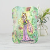 Einladungen für Mutter und Baby Fairy Baby Shower (Stehend Vorderseite)