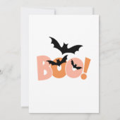 Einladungen für niedliche und gespenstische Hallow (Rückseite)