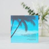 Einladungen für Palmenbaum (Stehend Vorderseite)