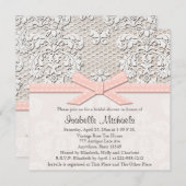 Einladungen für Pearl and Lace Bridal (Vorne/Hinten)