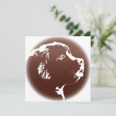 Einladungen für Personalisierte Hunde in Neufundla (Stehend Vorderseite)