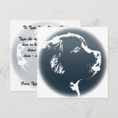 Einladungen für Personalisierte Hunde in Neufundla (Vorne/Hinten)