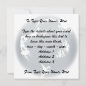 Einladungen für Personalisierte Hunde in Neufundla (Rückseite)