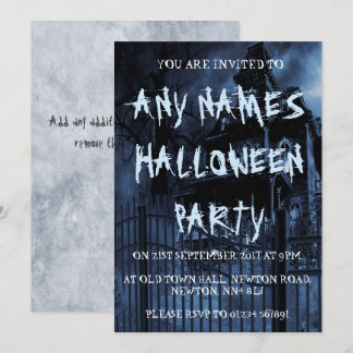 Einladungen für Personalisiertes Halloween-Party i