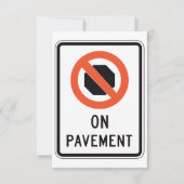 Einladungen für Pflasterzeichen (Vorderseite)