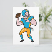 Einladungen für Quarterback (Stehend Vorderseite)
