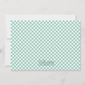 Einladungen für Rennwagen (Boys Ride on Aquamarin (Rückseite)