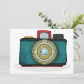 Einladungen für Retro-Stile (Stehend Vorderseite)