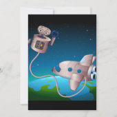 Einladungen für Roboter und Raumschiffe (Vorderseite)