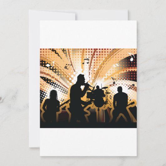 Einladungen für Rock Group (Vorderseite)