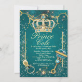 Einladungen für Royal Prince Baby Boy (Vorderseite)