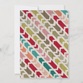 Einladungen für rustikales Holz und Arrow Bridal (Rückseite)