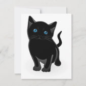 Einladungen für Schwarze Katzen (Vorderseite)