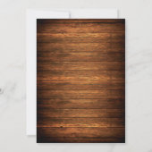 Einladungen für Schweinesäute| Branding von Holz (Rückseite)