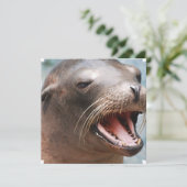 Einladungen für Seelöwe (Stehend Vorderseite)