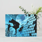Einladungen für Silhouetten (Stehend Vorderseite)