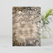 Einladungen für Silver & Gold Feiertage (Stehend Vorderseite)