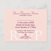 Einladungen für Skin & Beauty Business Workshop (Rückseite)