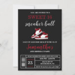 Einladungen für Sneaker, Sneaker Ball, Sweet 16 I<br><div class="desc">Diese Sweet 16 Sneaker Ball Einladung ist etwas,  das sicher eine Menge zeichne! Ihre Gäste werden begeistert sein,  ihre Turnschuhe hochzuladen und mit dieser bezaubernden Einladung Ihre 16-jährige Geburtstagsparty zu feiern.</div>