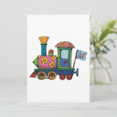 Einladungen für Spielzeugzug (Stehend Vorderseite)