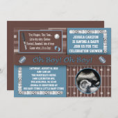 Einladungen für Sportbabys (Vorne/Hinten)