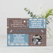 Einladungen für Sportbabys (Stehend Vorderseite)