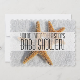 Einladungen für Starfish Beach Boy oder Girl Baby