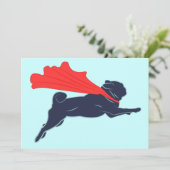 Einladungen für Super Mops (Stehend Vorderseite)